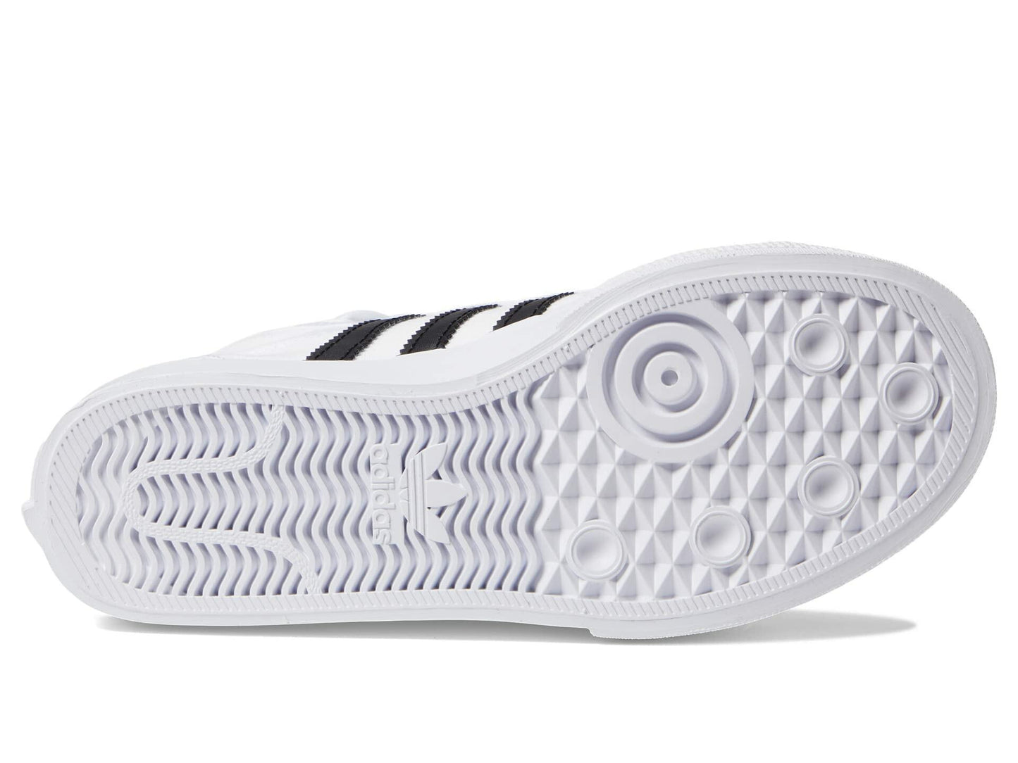 adidas Originals Girl's Nizza Platform (Little Kid) White/Black/White 13 Little Kid M