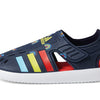 adidas Boy's Closed Toe Water Sandals (Toddler/Little Kid) Ink/Bold Orange/Impact Yellow 2 Little Kid M