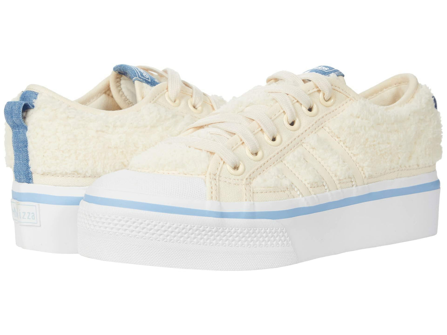 adidas Nizza Platform Wonder White/White/Ambient Sky 7.5 B (M)