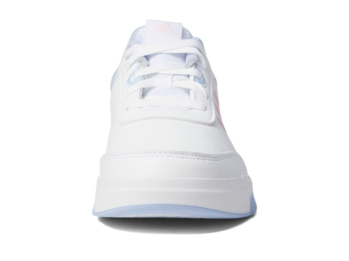 adidas Girl's Tensaur Sport (Little Kid/Big Kid) White/Blue Dawn/Clear Pink 1 5.5 Big Kid M