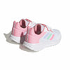 adidas Girl's Tensaur Run (Little Kid/Big Kid) White/Blue Dawn/Beam Pink 1 1 Little Kid M