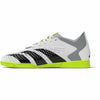 adidas Soccer Predator Accuracy.4 Indoor Sala (Little Kid/Big Kid) Footwear White/Core Black/Lucid Lemon 6 Big Kid M