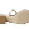 Stuart Weitzman Goldie 60 Block Slide Light Gold 8.5 B