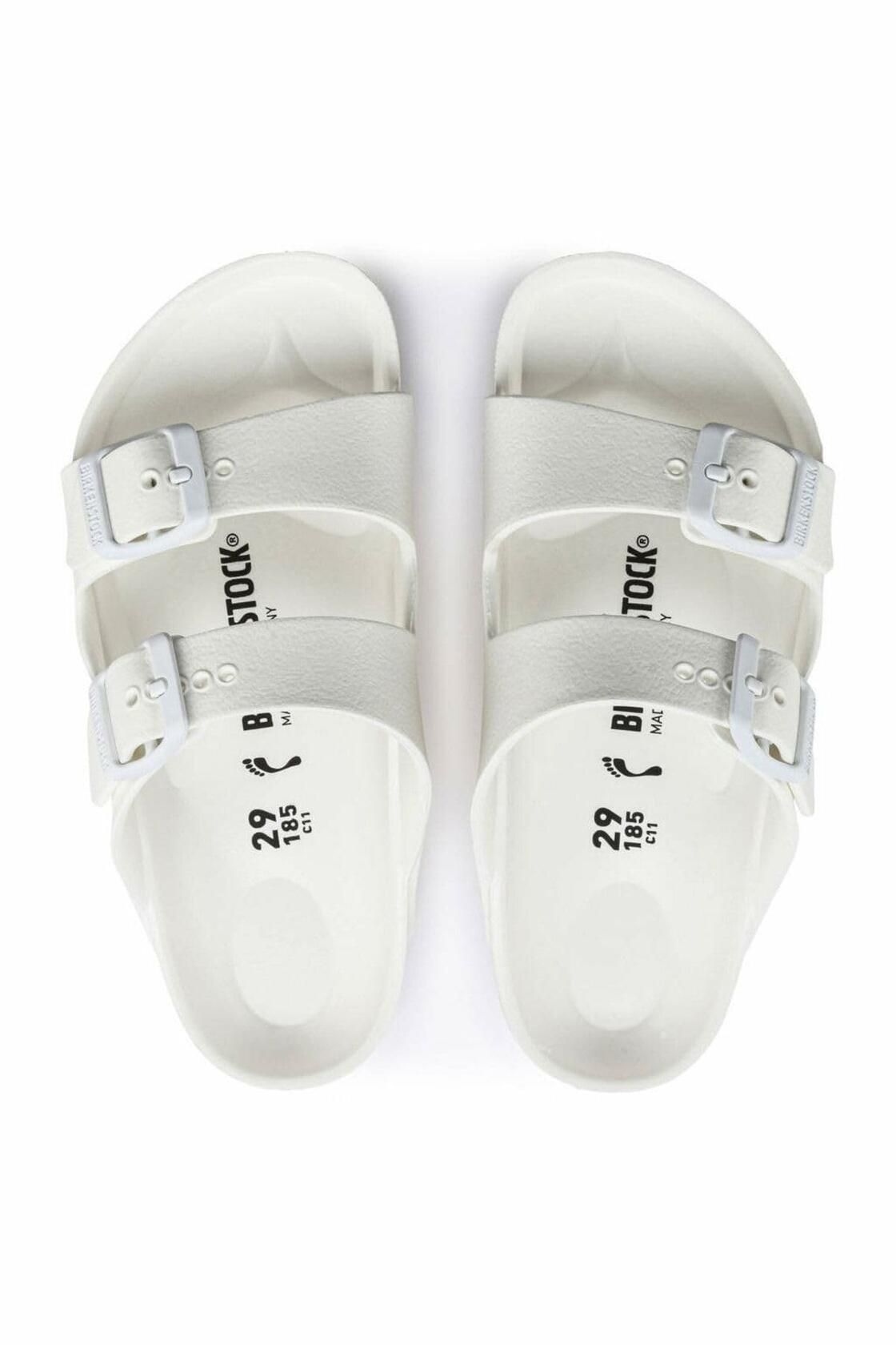 Birkenstock Unisex Kid's Sandal, White, 31 EU Étroit
