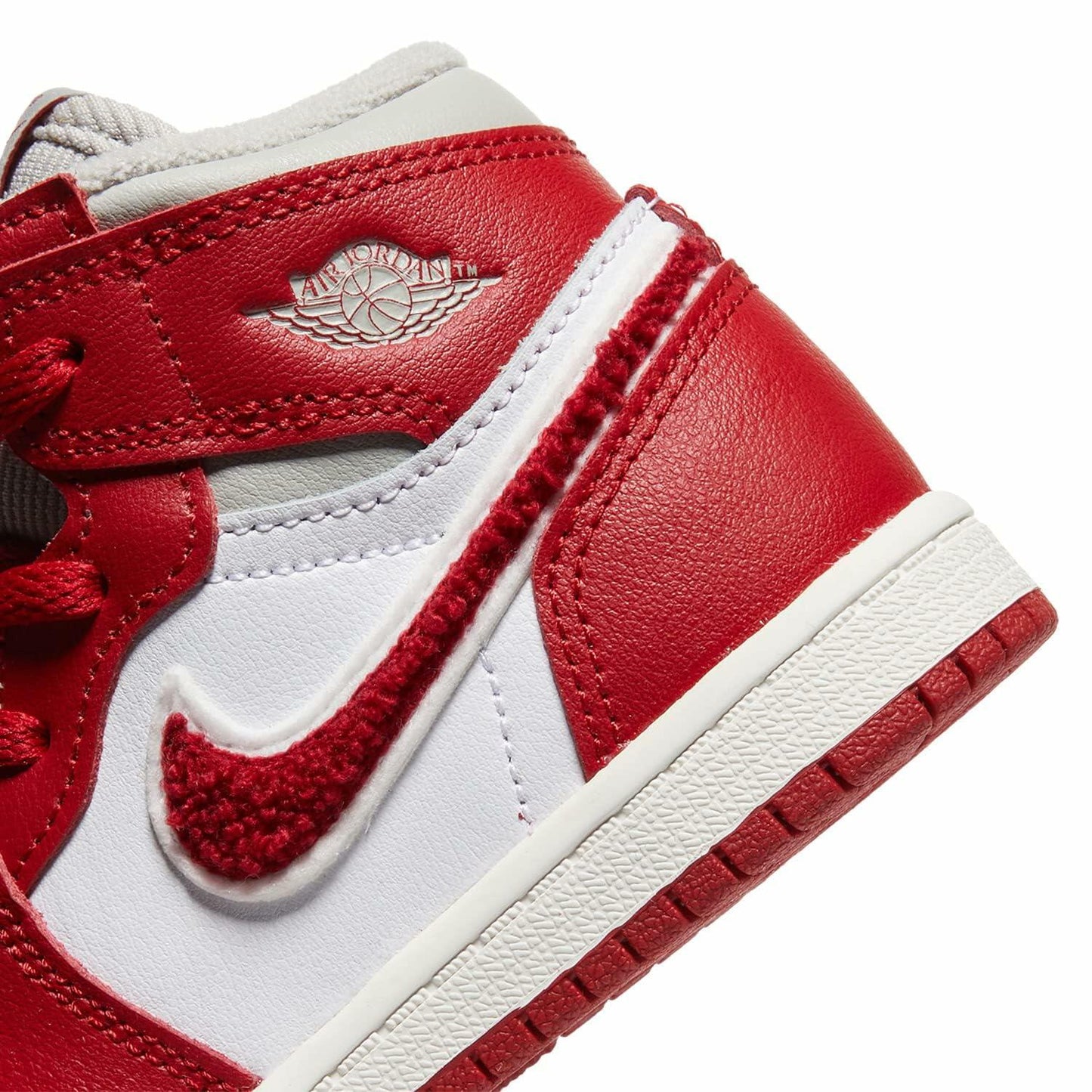 Jordan Baby Boy's 1 High OG (Infant/Toddler) Light Iron Ore/Varsity Red/Sail 4 Toddler M