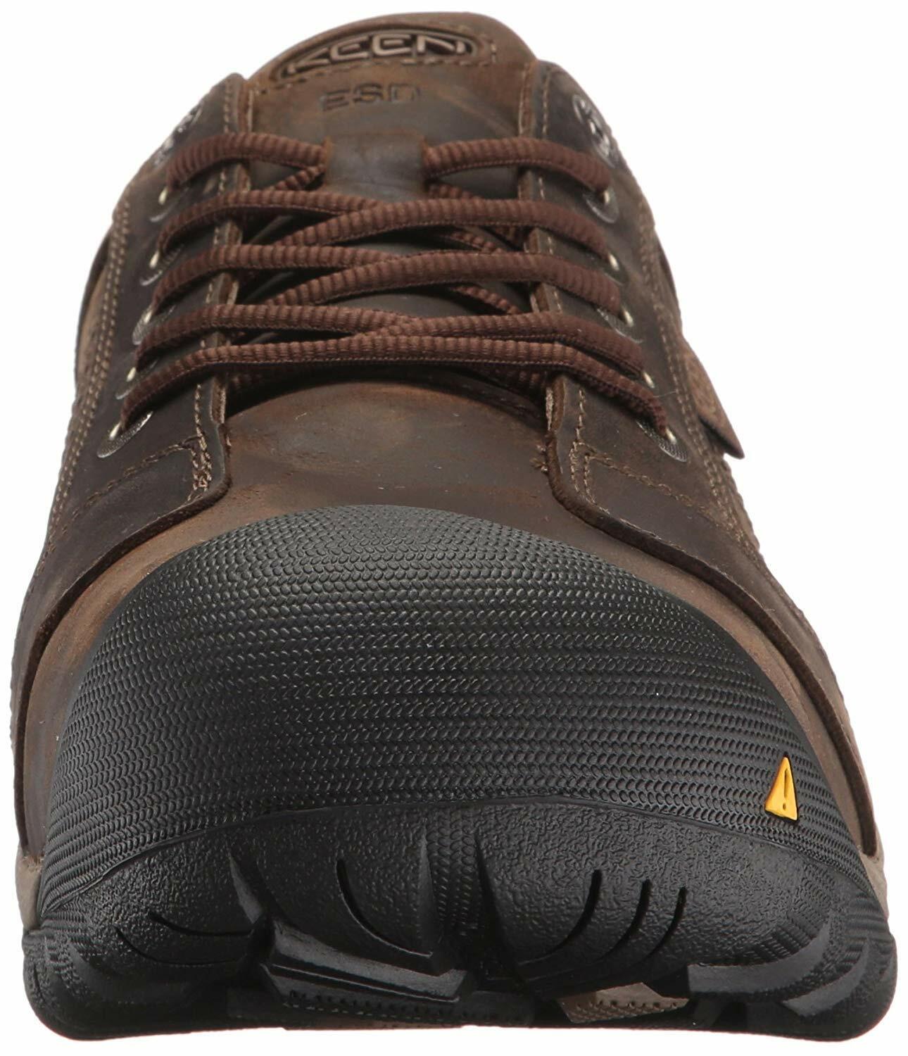 KEEN Utility Men's La Conner Low Alloy Toe Esd, Brown, 7 Wide