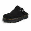 Dr. Martens Unisex Zebzag Mule, Black Eh Suede, 9UK, 11 US Women/10 US Men