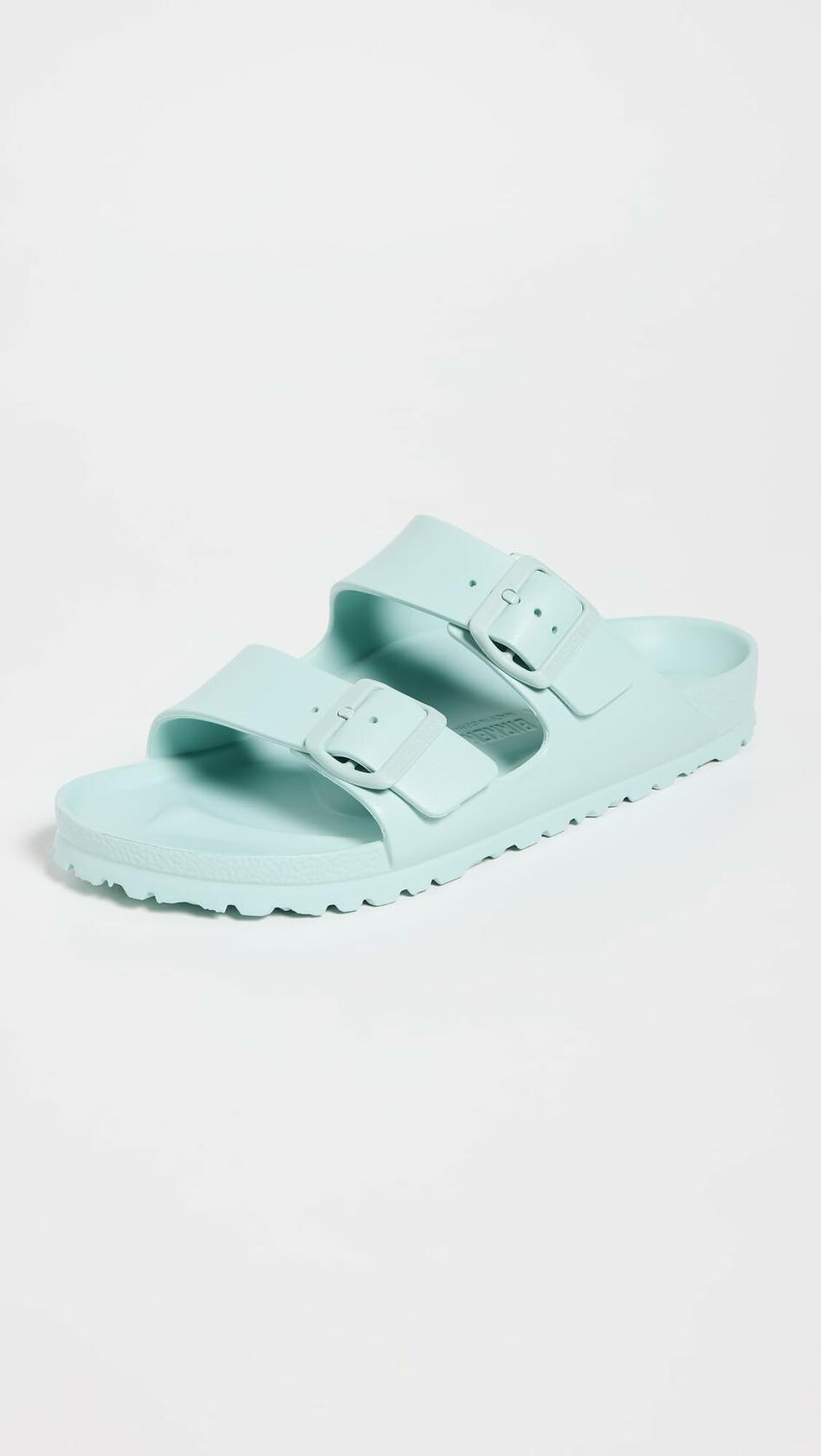 Birkenstock Women's Arizona EVA Sandals, Surf Green, 6 Medium US