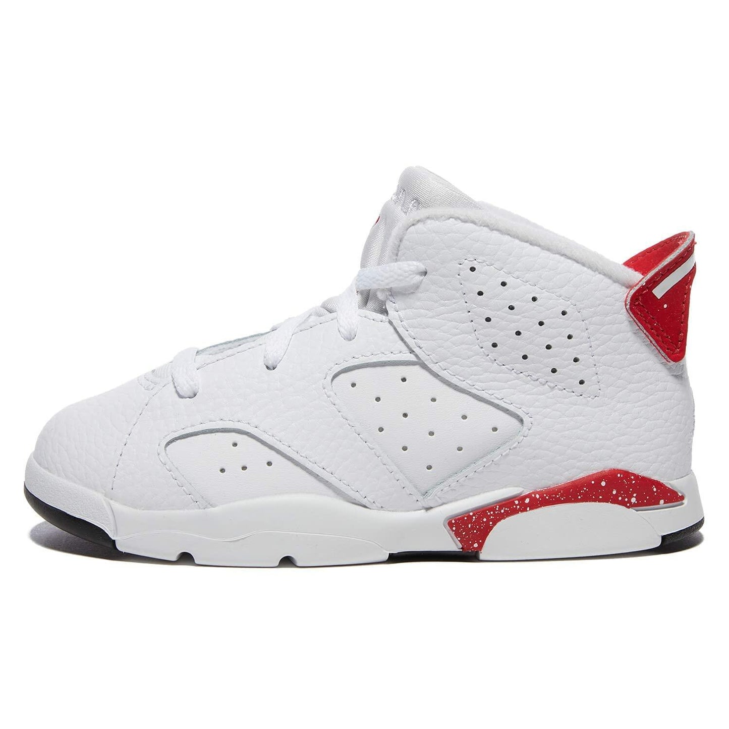 Jordan Baby Boy's 6 Retro (Infant/Toddler) White/University Red/Black 5 Toddler M