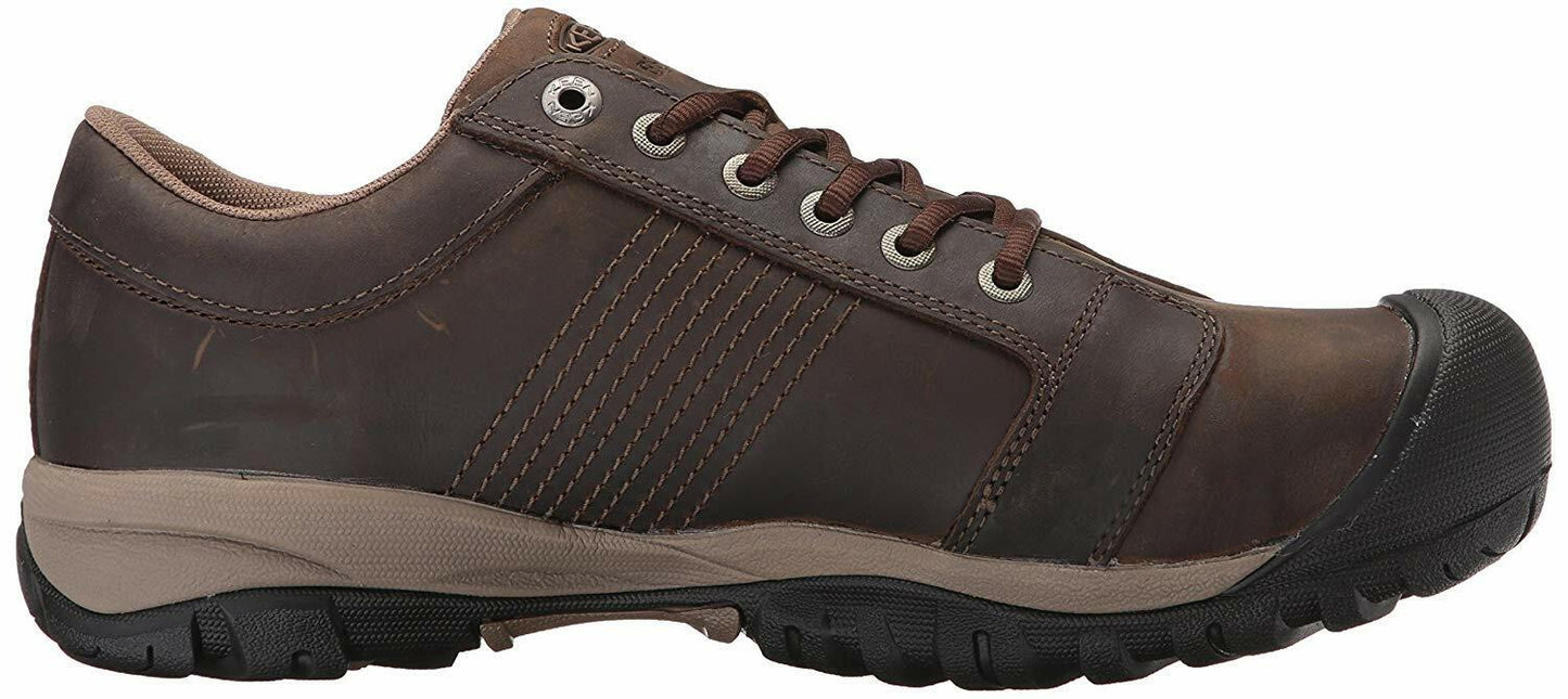 KEEN Utility Men's La Conner Low Alloy Toe Esd, Brown, 7 Wide