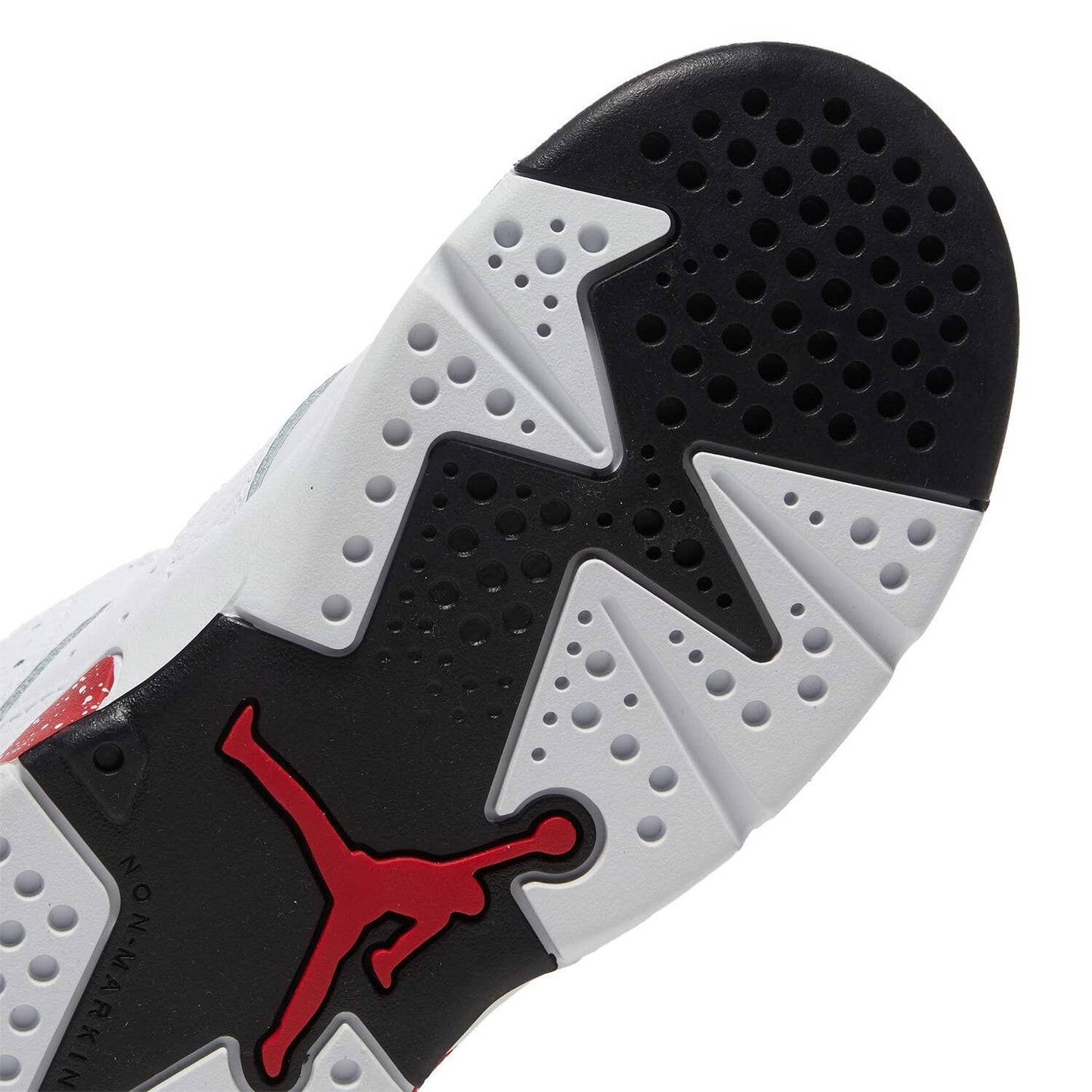 Jordan Baby Boy's 6 Retro (Infant/Toddler) White/University Red/Black 8 Toddler M