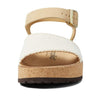 Birkenstock Glenda by Papillio Natural/Almond Canvas/Suede EU 42 (US Women's 11-11.5) Narrow
