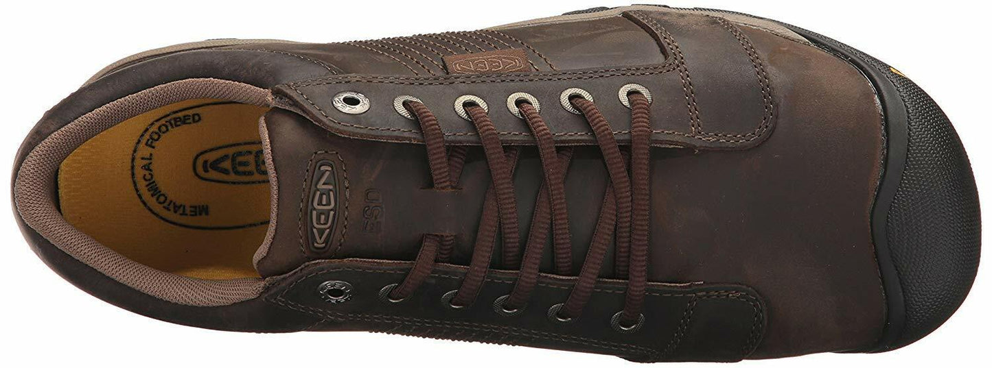 KEEN Utility Men's La Conner Low Alloy Toe Esd, Brown, 7 Wide