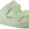 Birkenstock Unisex Arizona Essentials Slide-On Sandal, Faded Lime, 8-8.5 Narrow Women/6-6.5 Narrow Men, 39EU