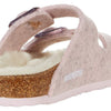 Birkenstock Arizona Happy Lamb (Toddler/Little Kids/Big Kids) Soft Pink/Natural EU 29 (US 11-11.5 Little Kid) Narrow