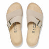 Birkenstock Women's Almina Nubuck Leather, Sandcastle, 6-6.5 US