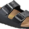 Birkenstock Women's Arizona Birko-Flo Black Sandals - 7-7.5 2A(N) US Women