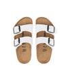 Birkenstock Arizona Kids White Birko-Flor 2 US Little Kid