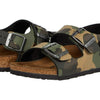 Birkenstock Boy's Milano (Toddler/Little Kid/Big Kid) Camo Khaki EU 26 (US 8.5 Toddler) Narrow