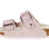 Birkenstock Arizona Happy Lamb (Toddler/Little Kids/Big Kids) Soft Pink/Natural EU 29 (US 11-11.5 Little Kid) Narrow