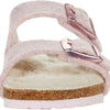 Birkenstock Arizona Happy Lamb (Toddler/Little Kids/Big Kids) Soft Pink/Natural EU 29 (US 11-11.5 Little Kid) Narrow