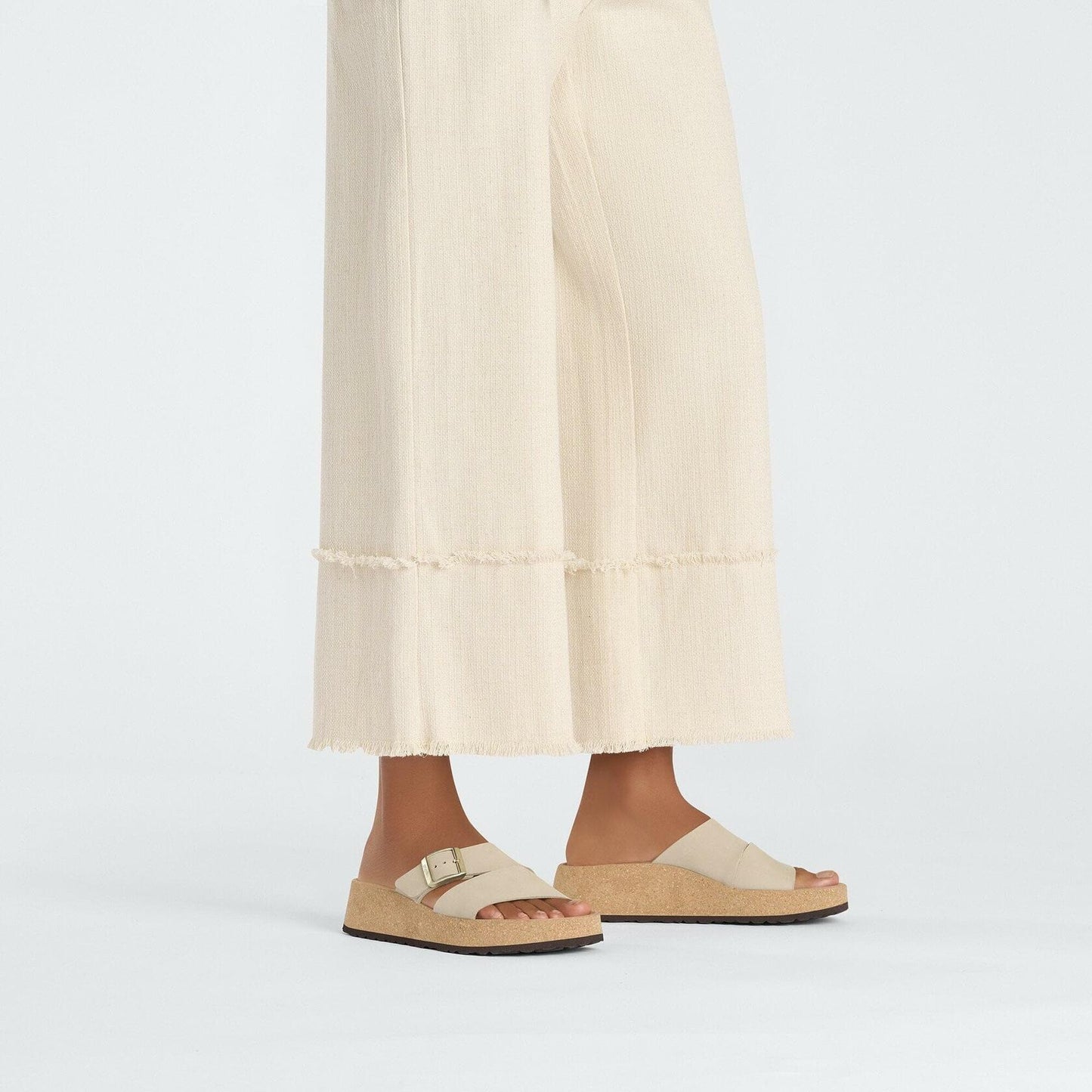 Birkenstock Women's Almina Nubuck Leather, Sandcastle, 6-6.5 US