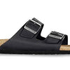 Birkenstock Women's Arizona Birko-Flo Black Sandals - 7-7.5 2A(N) US Women
