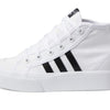 adidas Originals Girl's Nizza Platform (Little Kid) White/Black/White 13 Little Kid M