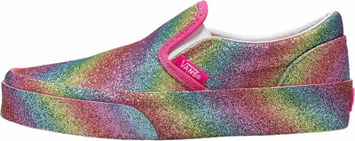 Vans - Kids Classic Slip-On Shoes, Color Rainbow, Size: 2.5 M US Little Kid