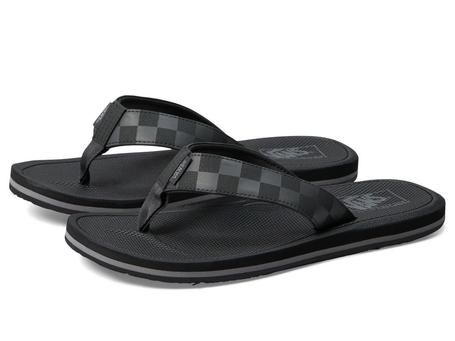 Vans Men's Nexpa Synthetic Sandals, Checkerboard Unexplored/Black, Size 10