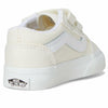 Vans Kids Old Skool V Flower (Toddler) Sneaker, Star White, 4 US Unisex