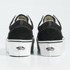Vans UA Old Skool Stackforms, Black/True White, 11.5 US Women/10 US Men