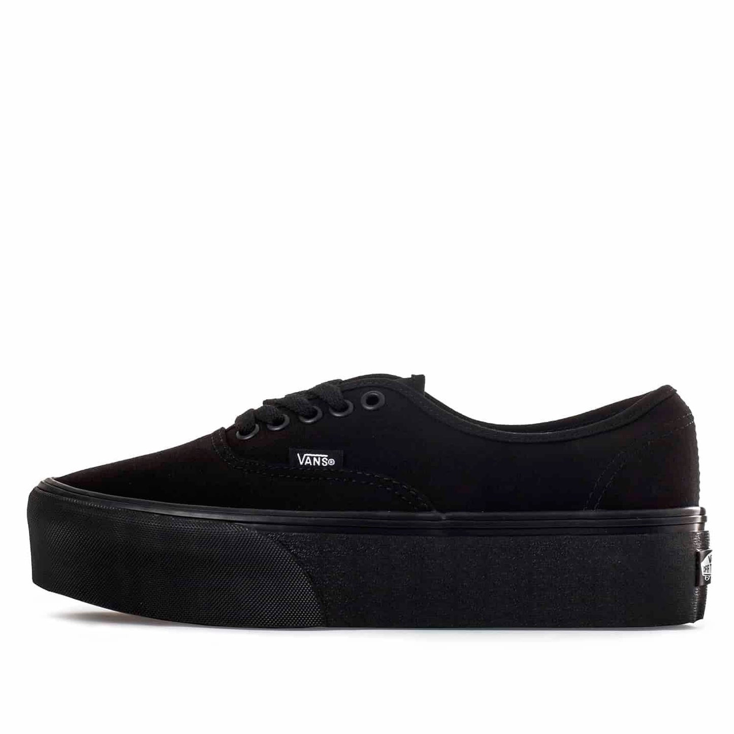 Vans - Unisex Authentic Stackform Shoes, Color Canvas Black/Black, Size: 7 M US Mens / 8.5 M US Womens