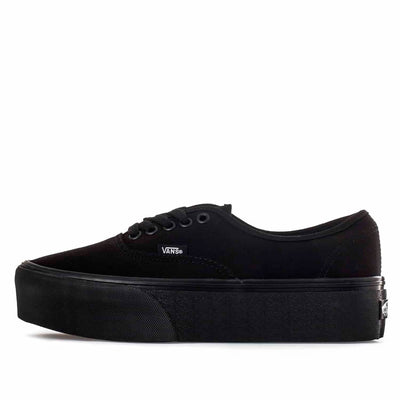 Vans - Unisex Authentic Stackform Shoes, Color Canvas Black/Black, Size: 7 M US Mens / 8.5 M US Womens