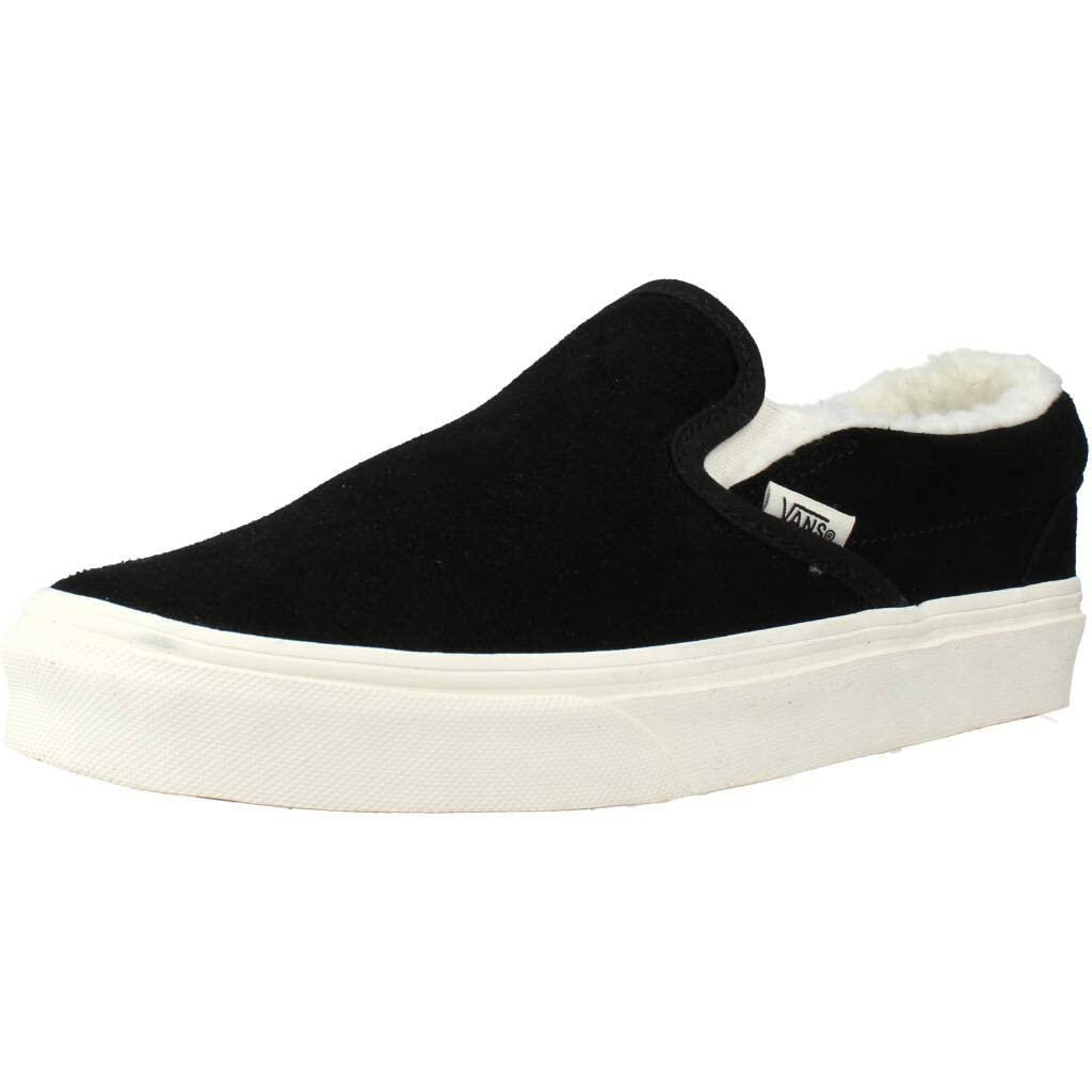 Vans - Unisex Classic Slip-On Shoes, Color Cozy Hug Black, Size: 6.5 M US Mens / 8 M US Womens