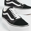 Vans UA Old Skool Stackforms, Black/True White, 11.5 US Women/10 US Men
