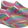 Vans - Kids Classic Slip-On Shoes, Color Rainbow, Size: 2.5 M US Little Kid