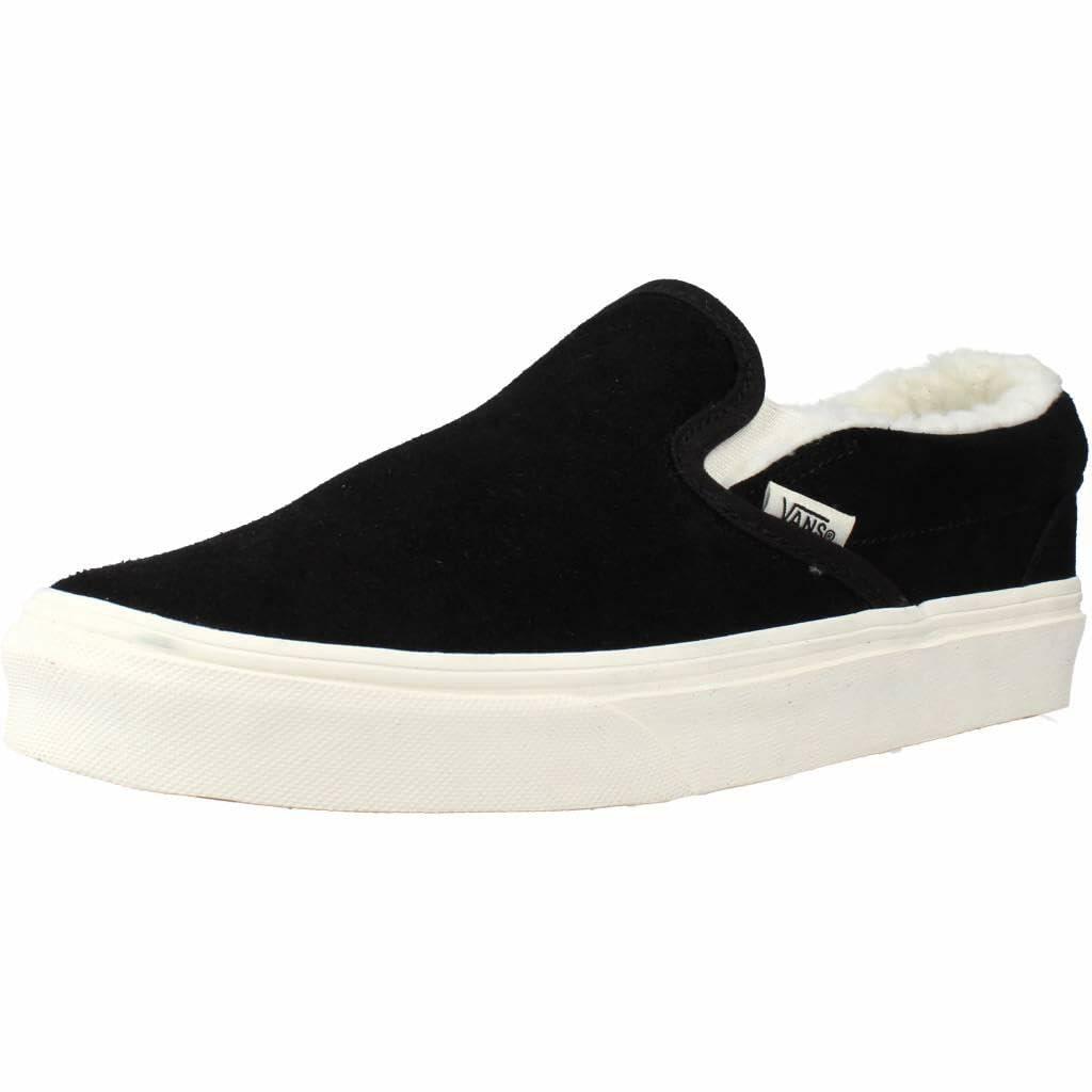 Vans - Unisex Classic Slip-On Shoes, Color Cozy Hug Black, Size: 5 M US Mens / 6.5 M US Womens