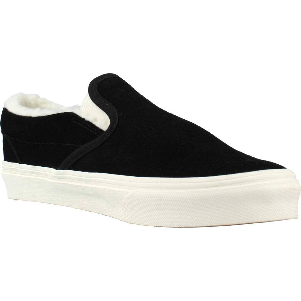 Vans - Unisex Classic Slip-On Shoes, Color Cozy Hug Black, Size: 5 M US Mens / 6.5 M US Womens