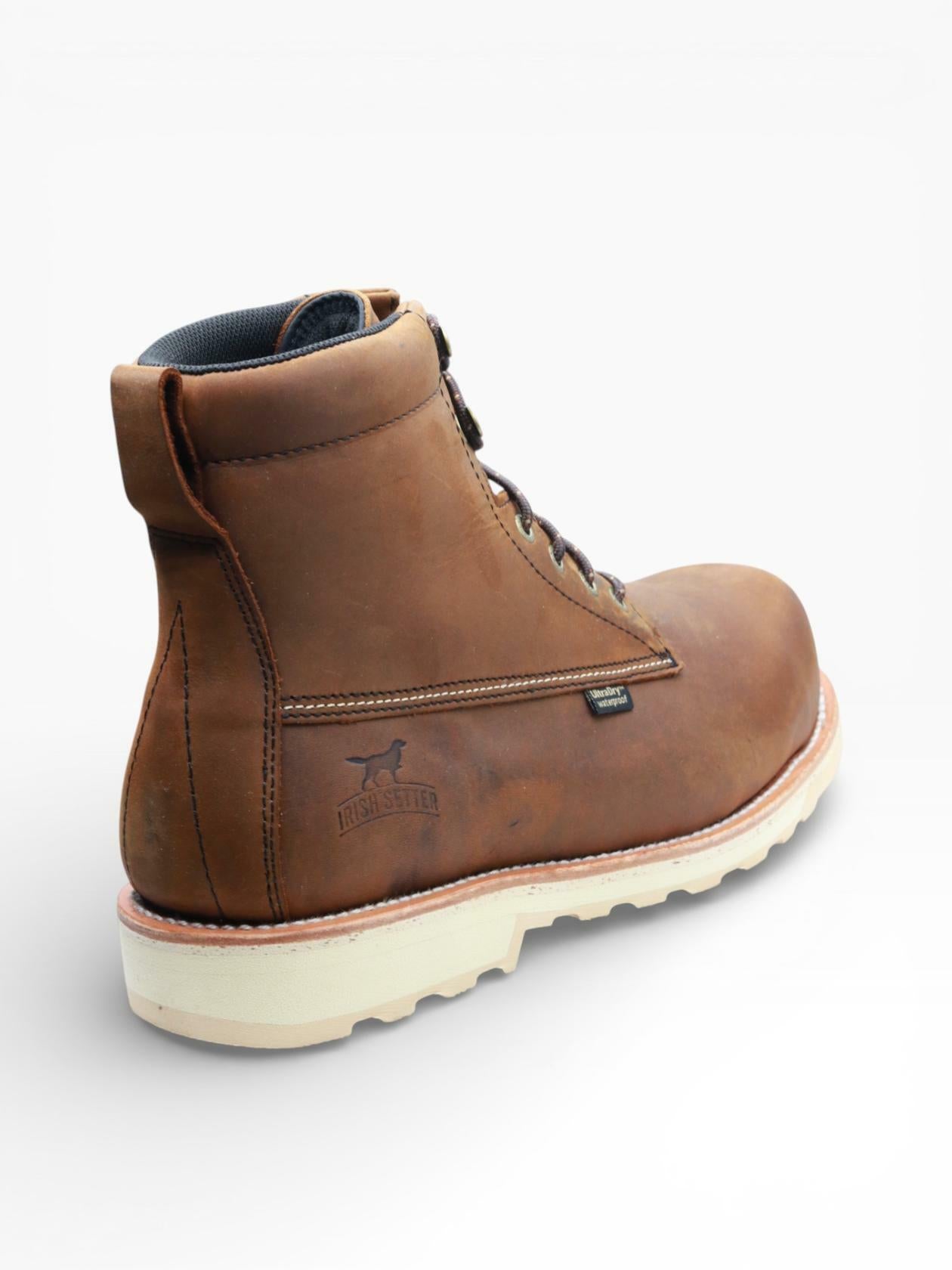 Irish Setter, Wingshooter ST, Men's, 6", Waterproof, Non-Metallic Safety Toe, Work Boot, Gaucho, 11 D (Medium)