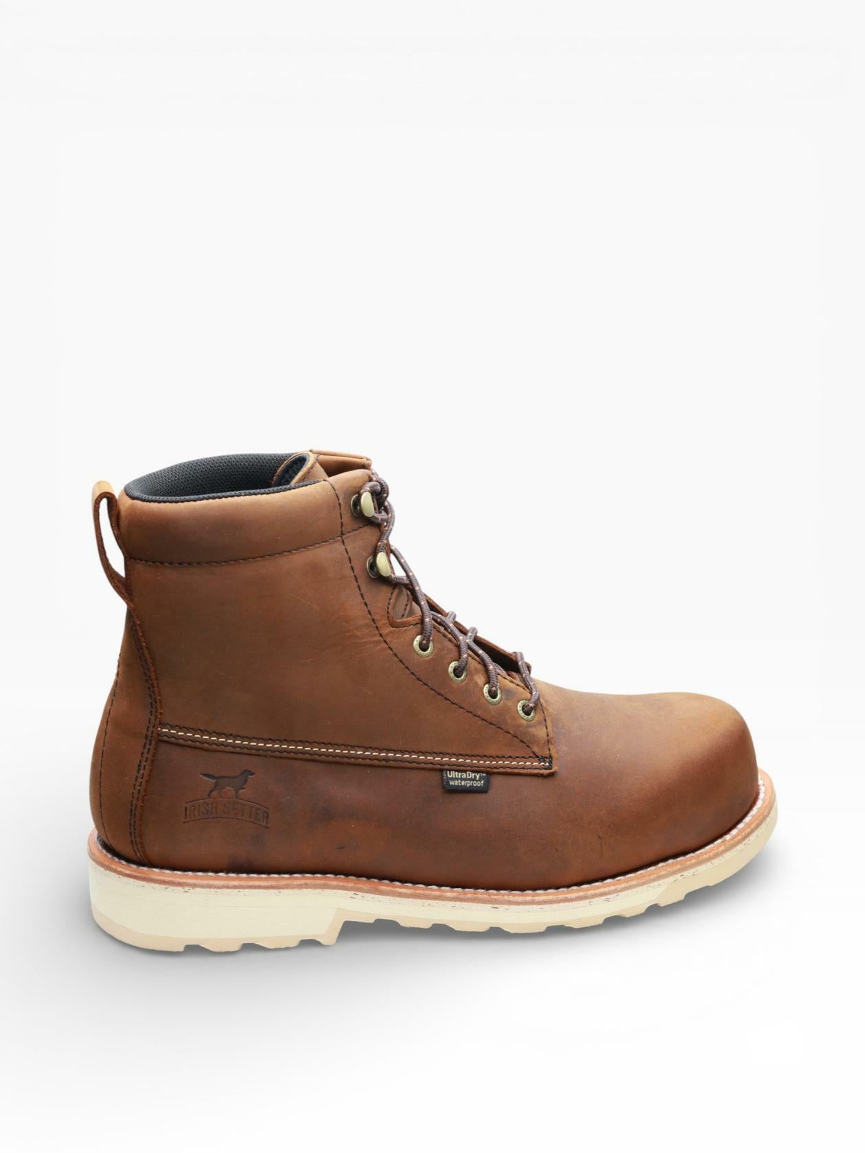 Irish Setter, Wingshooter ST, Men's, 6", Waterproof, Non-Metallic Safety Toe, Work Boot, Gaucho, 11 D (Medium)