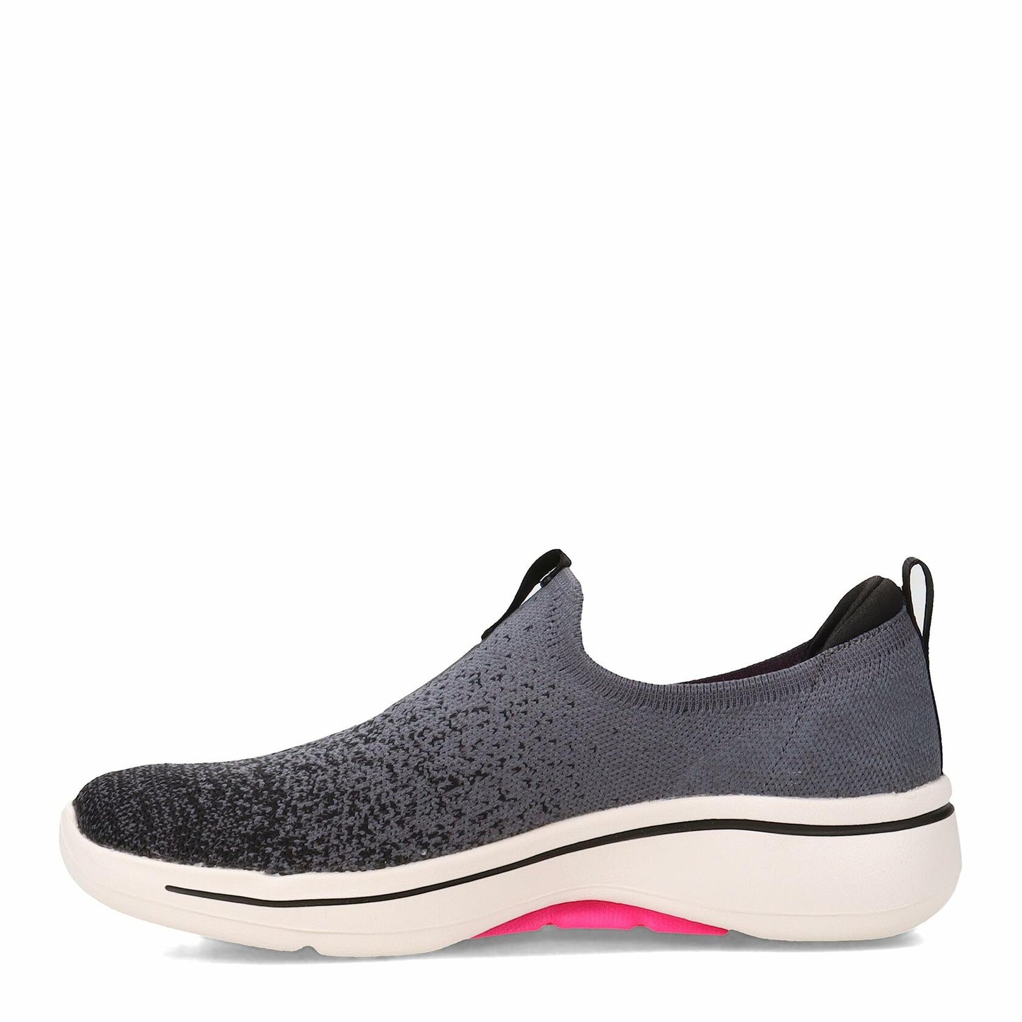 Skechers Go Walk Arch Fit - Lunar Views Black/Hot Pink 7.5 B (M)