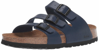 Birkenstock Betula Licensed Leo Soft Navy Birko-Flor™ EU 38 (US Women's 7-7.5) Narrow