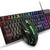 Gaming Keyboard and Mouse USB Wired for Desktop Computer PC Gamer Laptop