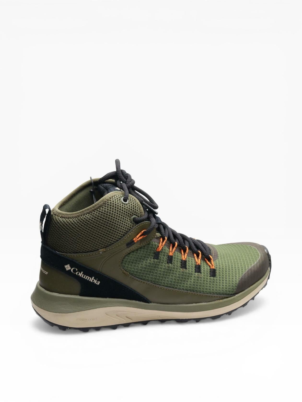Columbia Men's Trailstorm Mid Waterproof, Nori/Black, 8.5
