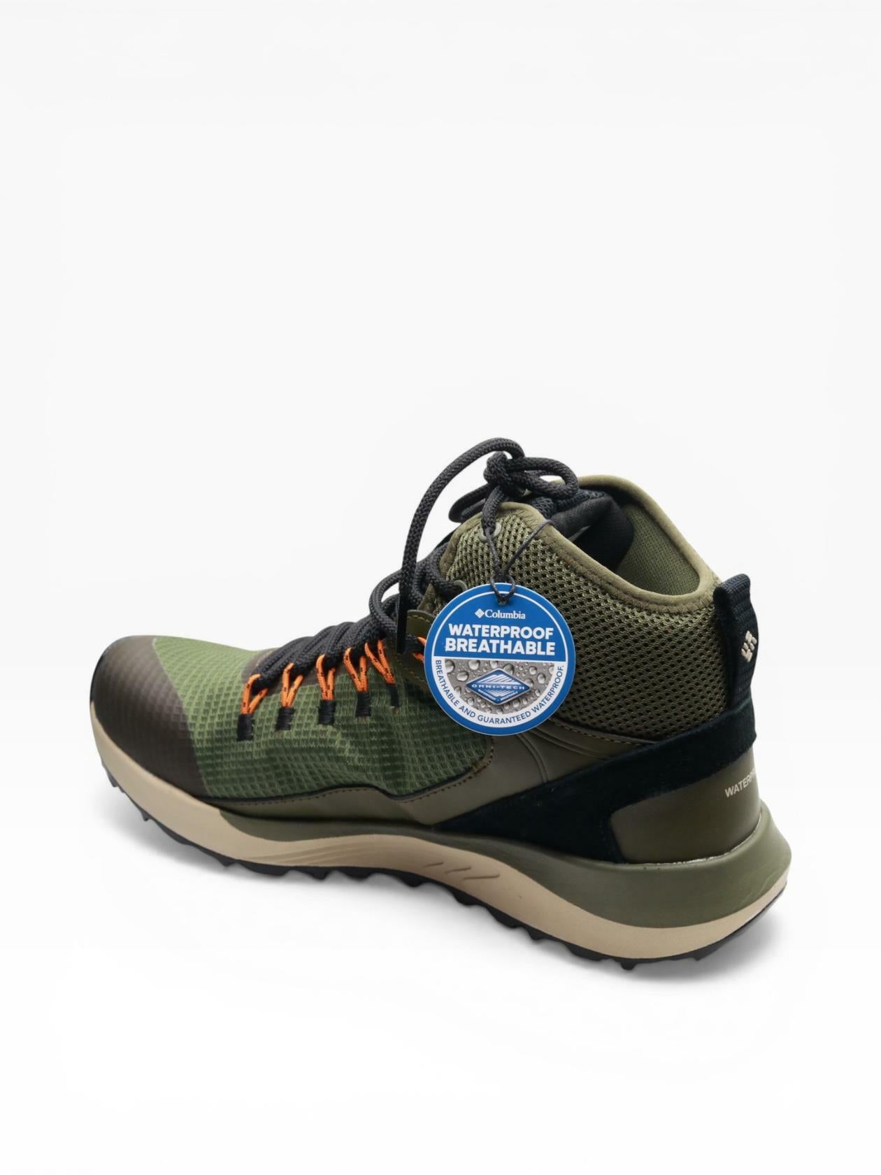 Columbia Men's Trailstorm Mid Waterproof, Nori/Black, 8.5