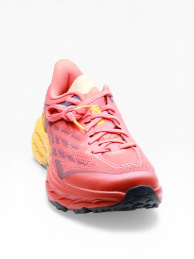 HOKA Mens Speedgoat 5 Textile Synthetic Fiesta Radiant Yellow Trainers 10 US