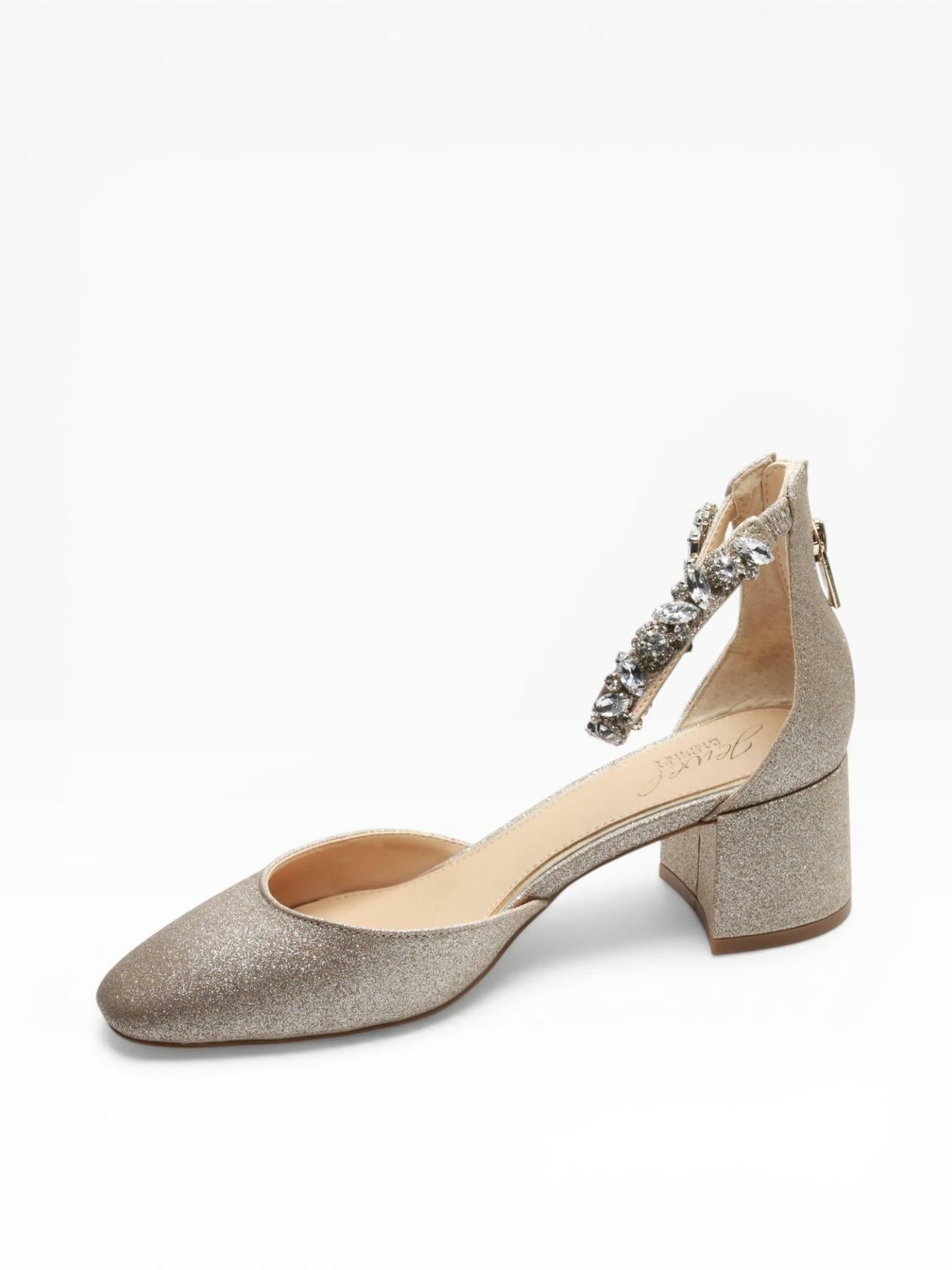 Jewel Badgley Mischka Cathleen Block Heel 7.5