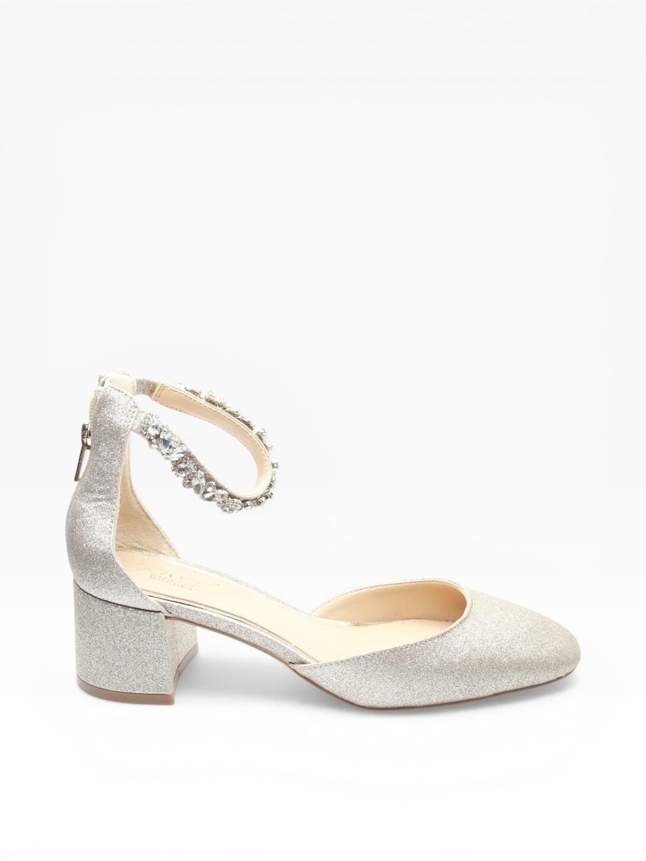 Jewel Badgley Mischka Cathleen Block Heel 7.5
