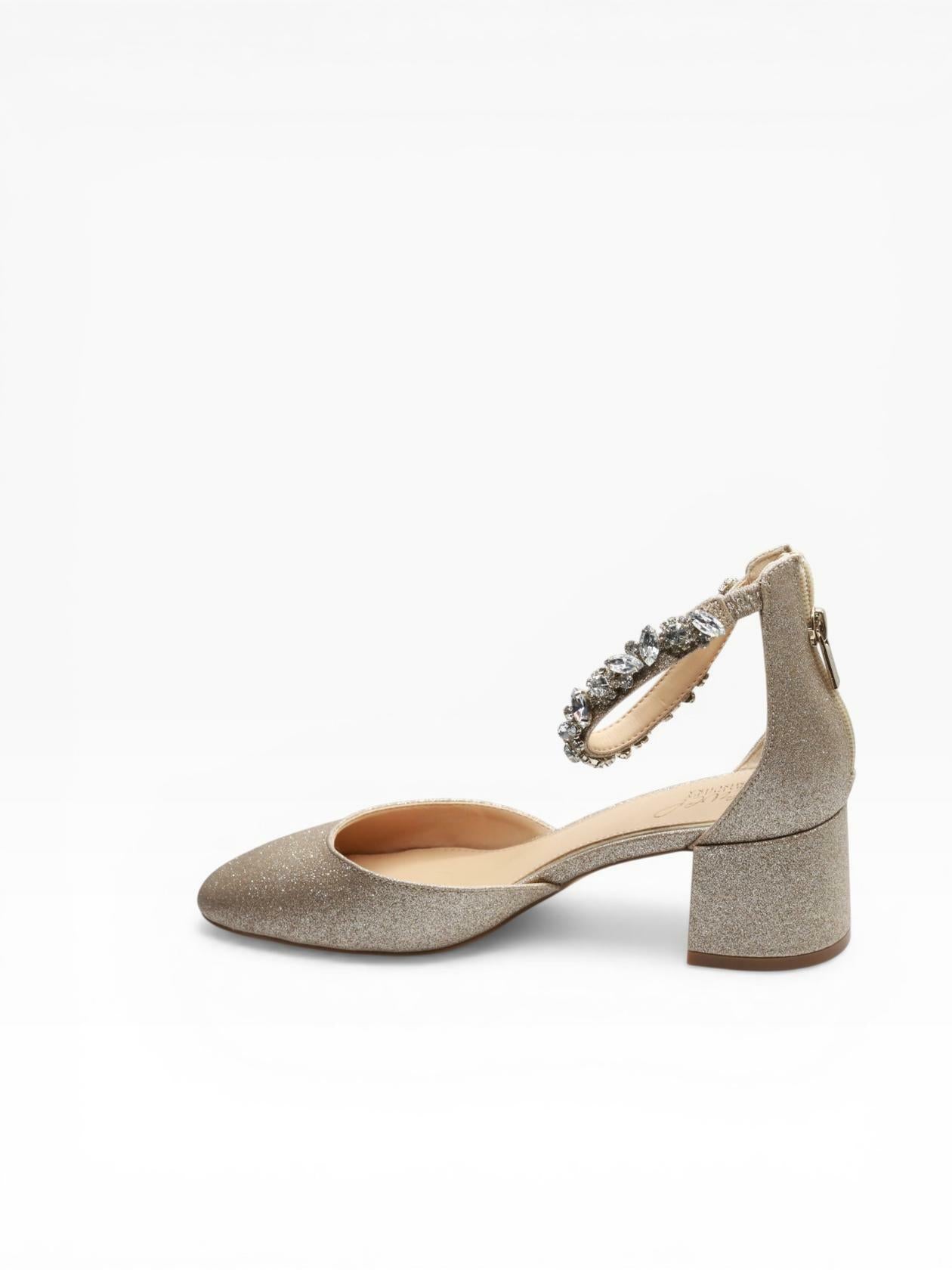 Jewel Badgley Mischka Cathleen Block Heel 7.5
